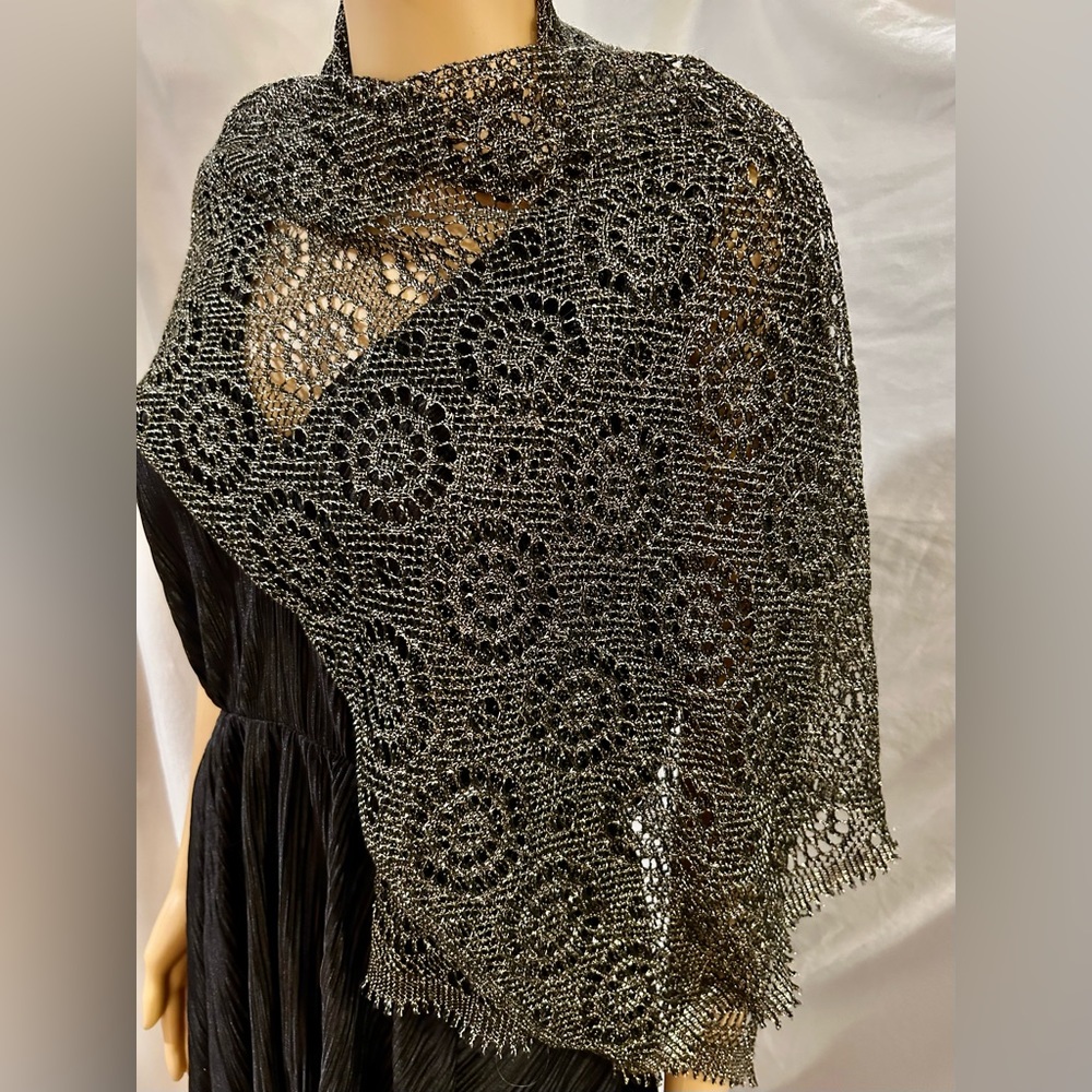 Beautiful Metallic Scarf.